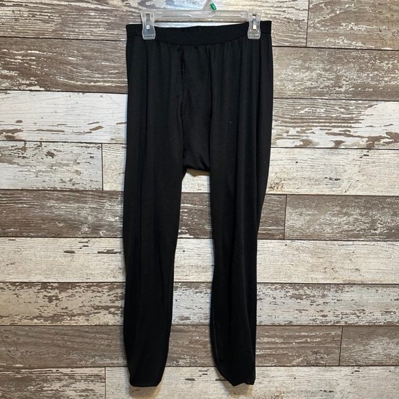 Patagonia Other - Patagonia Capilene Wool Black Men's Long John Base Layer Pants